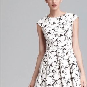 French connection size 8 white horse print mini dress